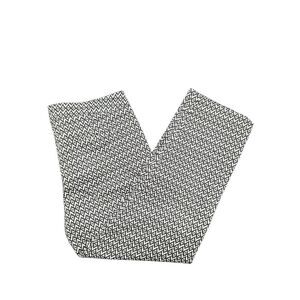 Audrey & Celine Mid Rise Black & White Geometric Print Cropped Stretch Pants Siz